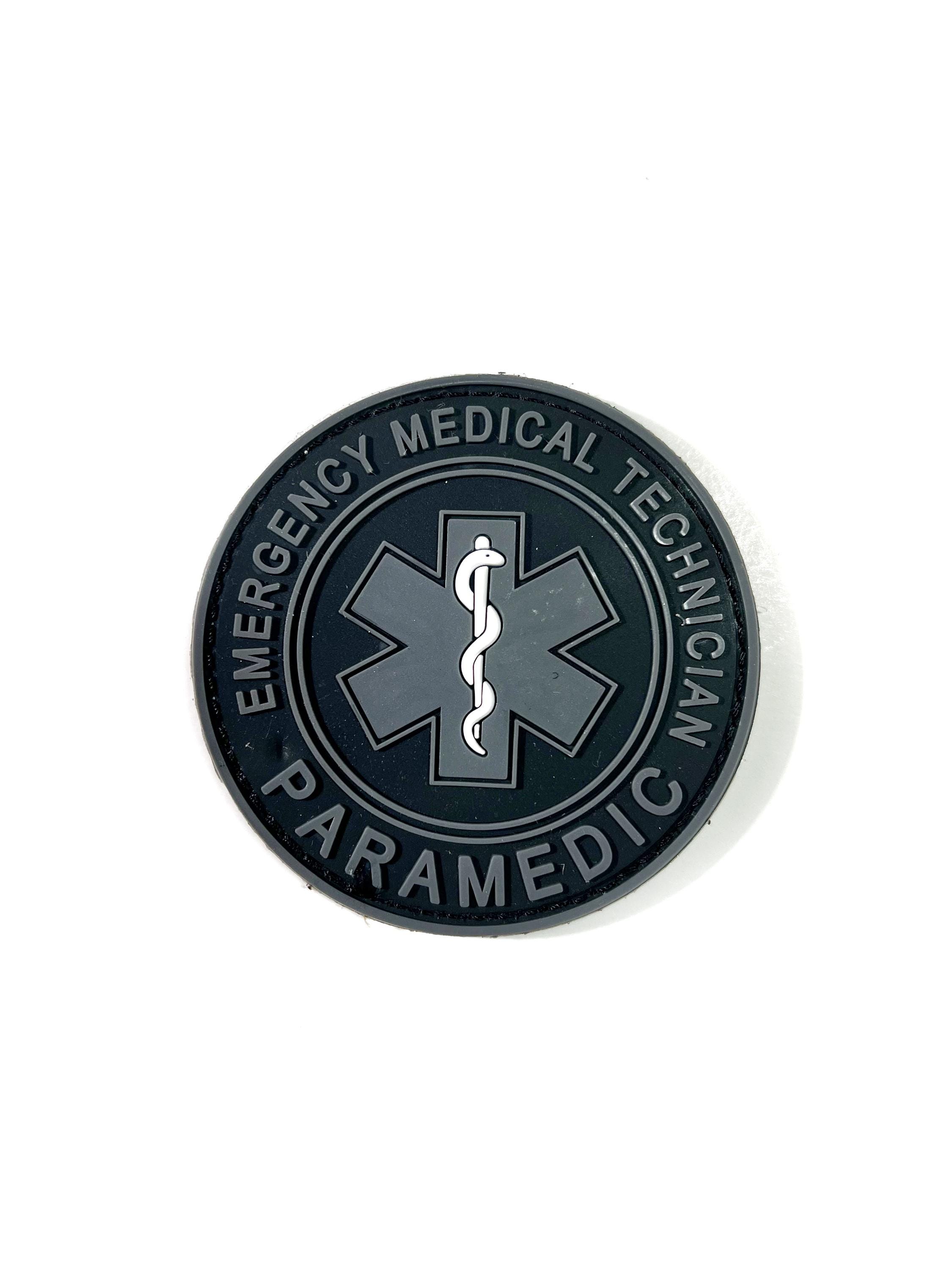 Toppa Tattica Ricamata Medical 5x2 Cm Per Giubbotto, Morale Patch EMS EMT Medic