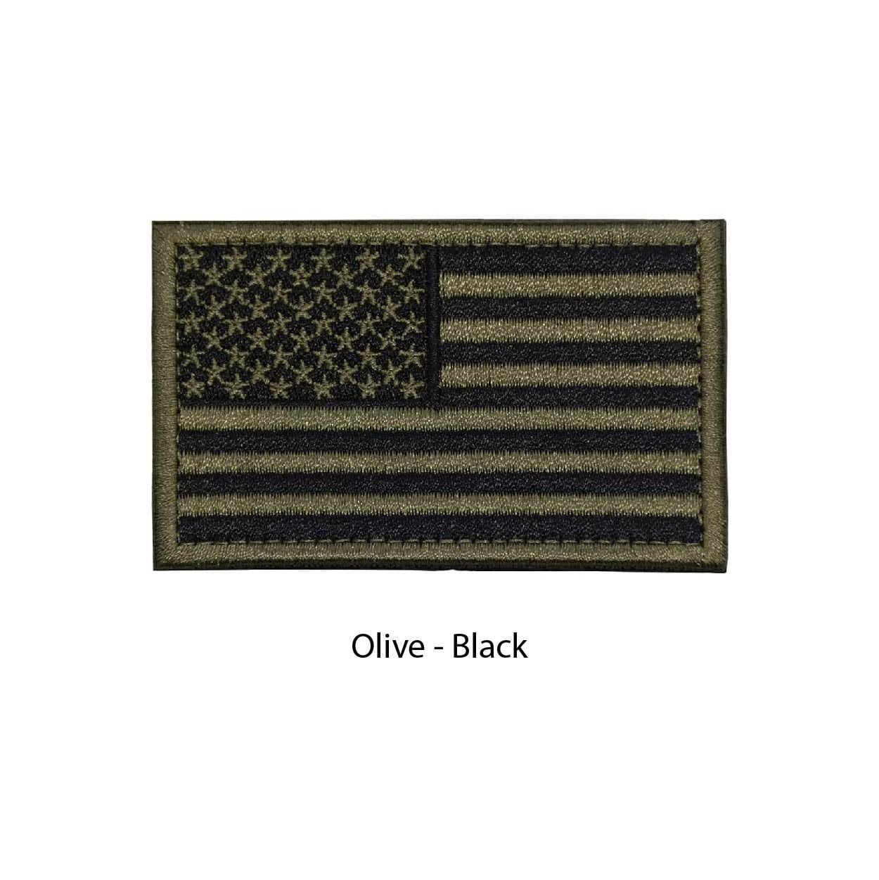 Tactical USA Flag Patch With Hook and Loop for Book Covers, Backpacks ...