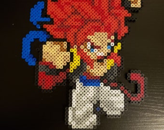 SSJ4 Gogeta Perler Sprite