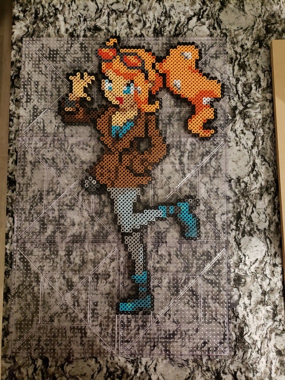 Sonia Pokemon Sword Shield Perler Sprite