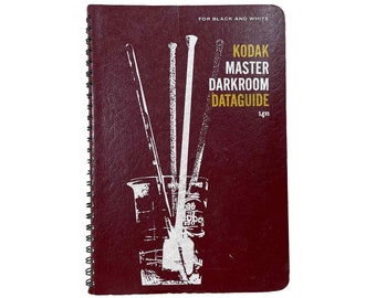 Kodak Master Darkroom Dataguide Vintage Photography Reference Book 1970 - Spiral