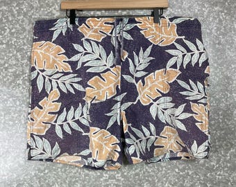 Bañador Newport Blue azul vintage de los 90 para hombre - Talla XL - Pantalones cortos de baño de los años 90