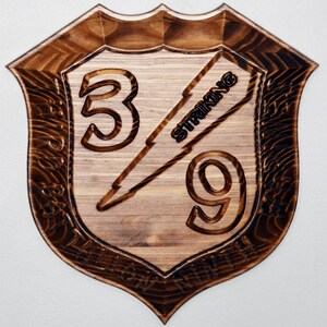 USMC 3rd Battalion 9th Marines, USMC 3d wood carving, military plaque, wall decor