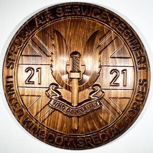 Special Air Service (SAS) 21 embleem 12" eenheidsplaquette
