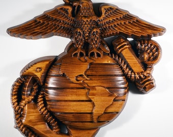 USMC Eagle Globe Anchor, Marine Corps, EGA, military plaque