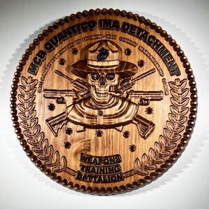 USMC MCB Quantico IMA Detachment Plaque - Namensschildversion