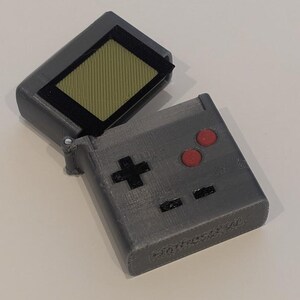 GameBoy Zippo Windproof Lighter Handmade Gaming Nostalgia 3D Printed
