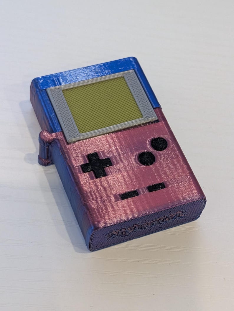 GameBoy Zippo Windproof Lighter Handmade Gaming Nostalgia 3D Printed