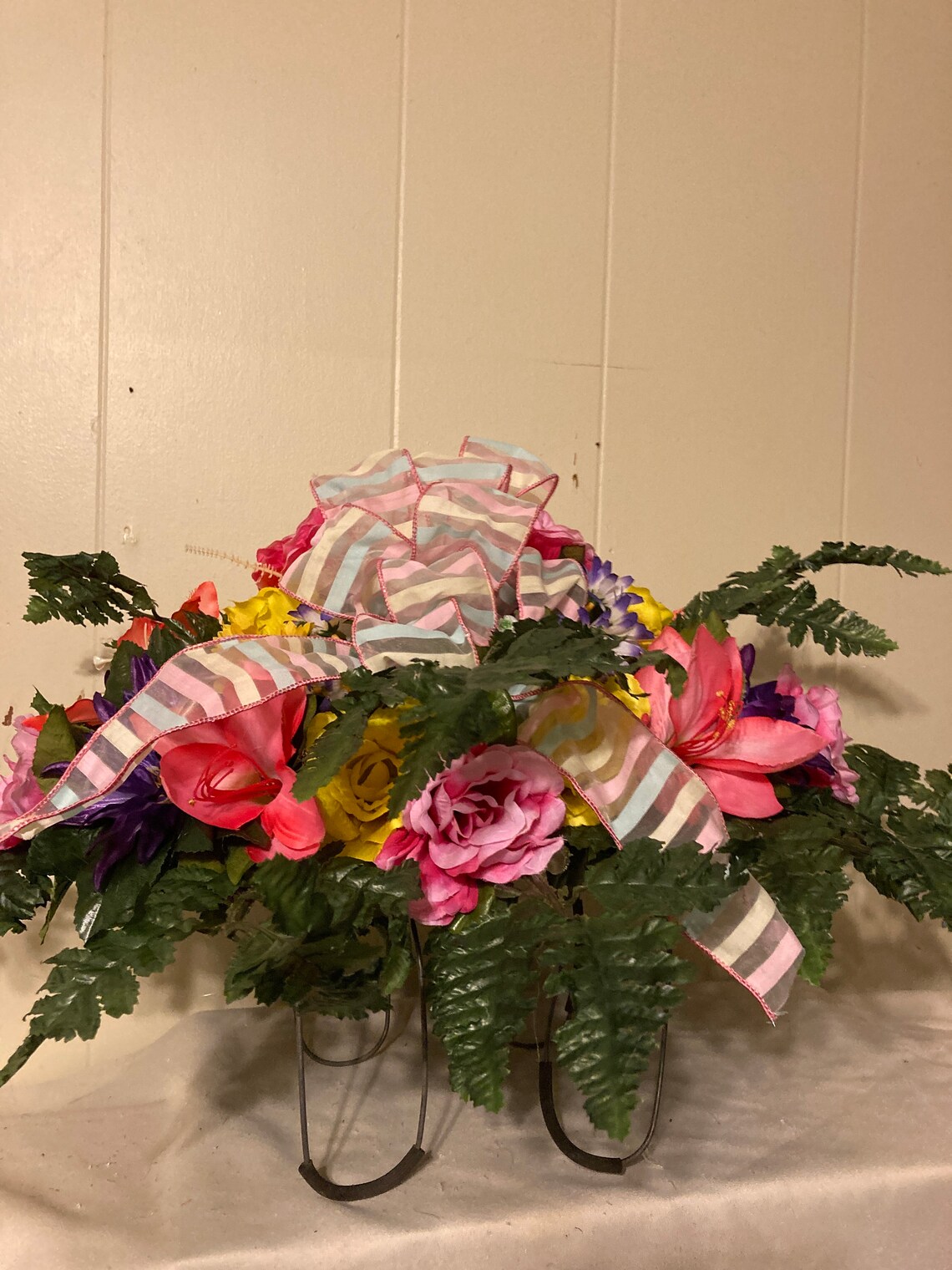 Memorial Day Flowers Custom Orders Hanging Pots Vase Etsy