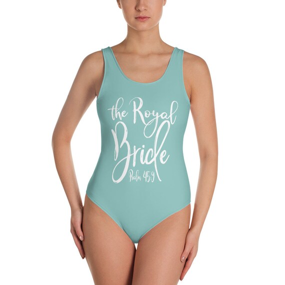 bride one piece swimsuit
