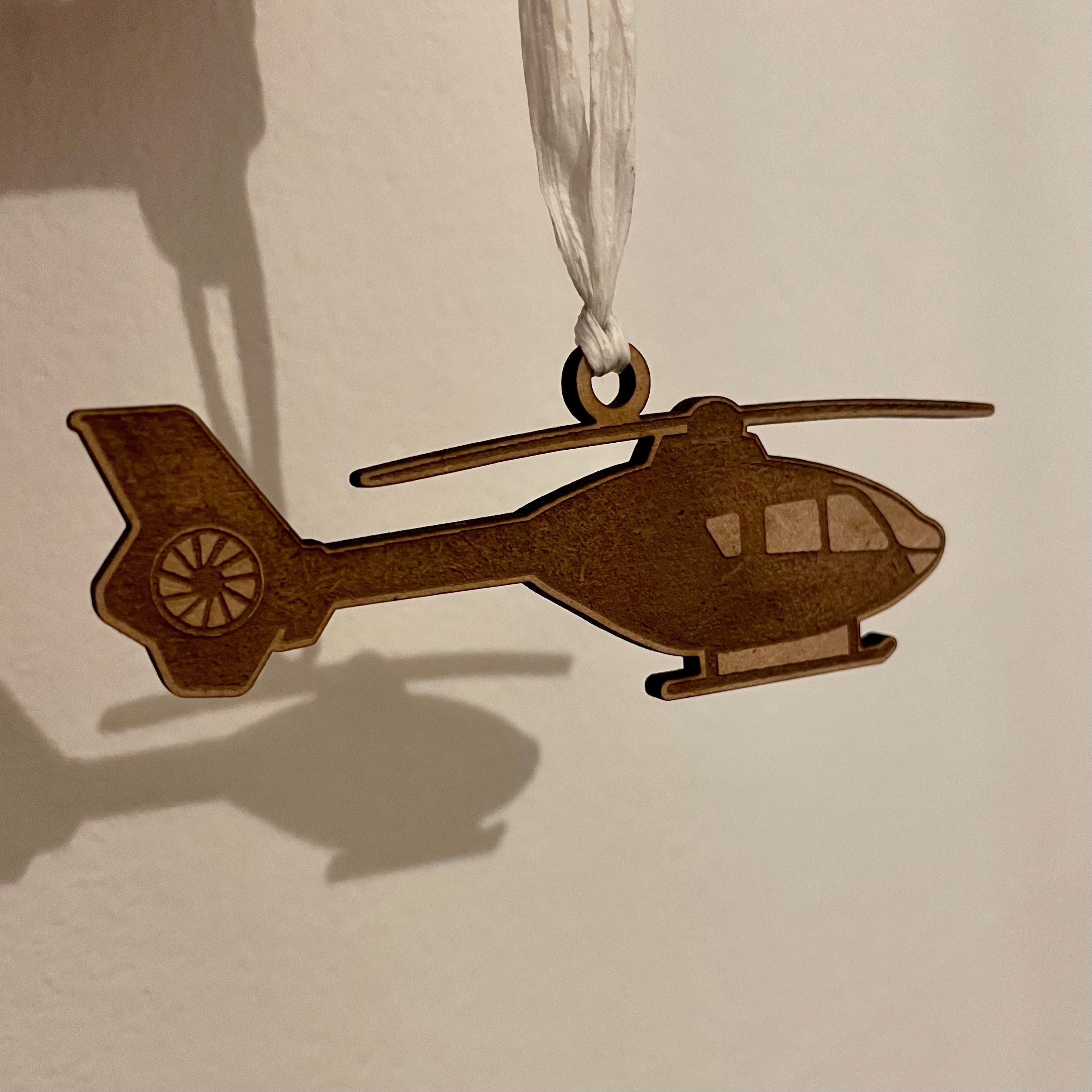 Helicopter Ornaments Custom Order Etsy