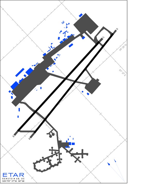 Little Rock AFB Airfield Diagram Etsy