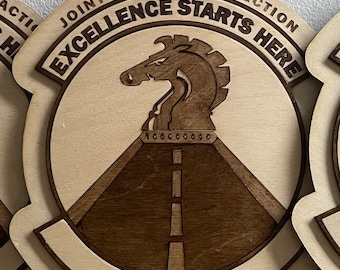 Wooden Military Patch Replica