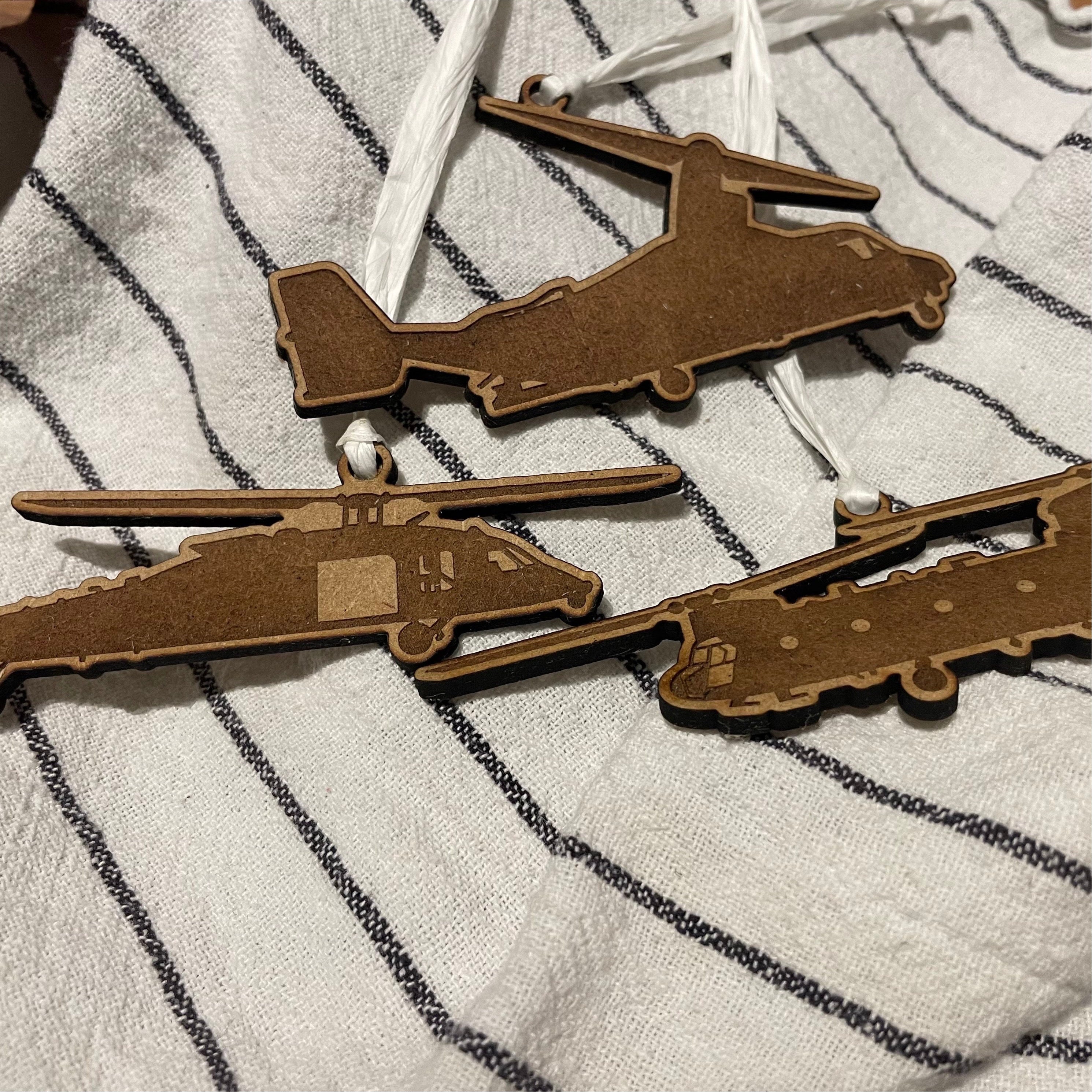 Helicopter Ornaments Custom Order Etsy