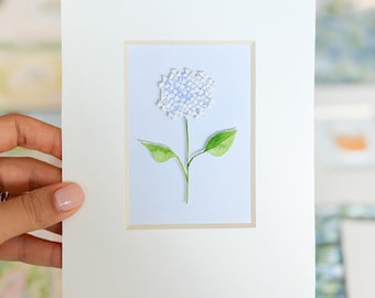 Hydrangea Stem Cut Paper Original