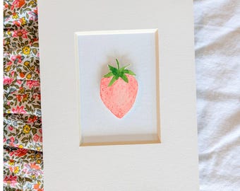 Strawberry Cut Paper Original