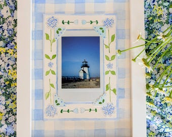 Brant Point Polaroid With Watercolor Details