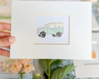 Blue Defender Cut Paper Original
