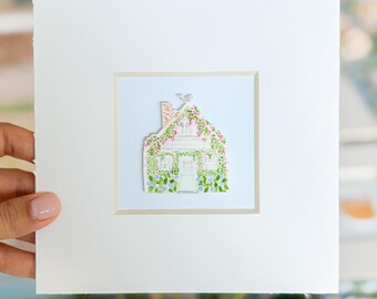 Rose Cottage Cut Paper Original