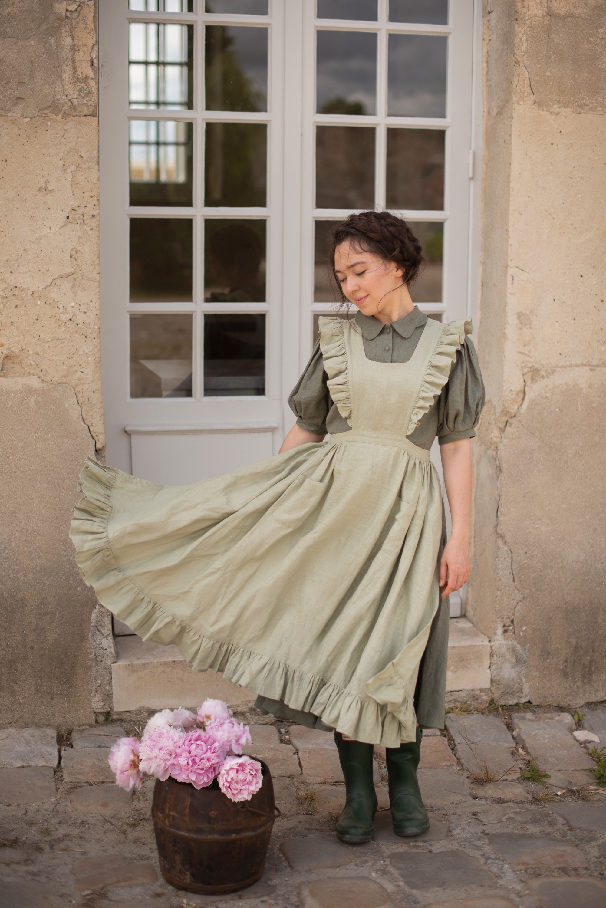 Little Women Atelier ロングワンピース LittleWomenAtelier - Etsy 日本