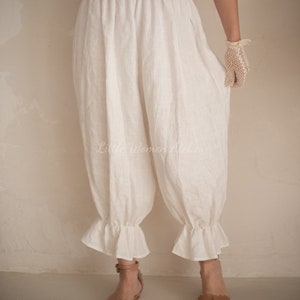 Victorian Lingerie – Underwear, Petticoat, Bloomers, Chemise Linen Bloomers White Linen Bloomers $85.00 AT vintagedancer.com