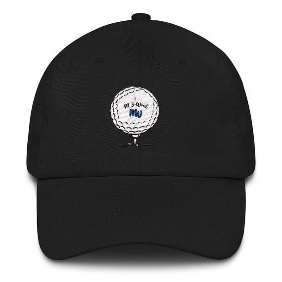 golf hat with m on it