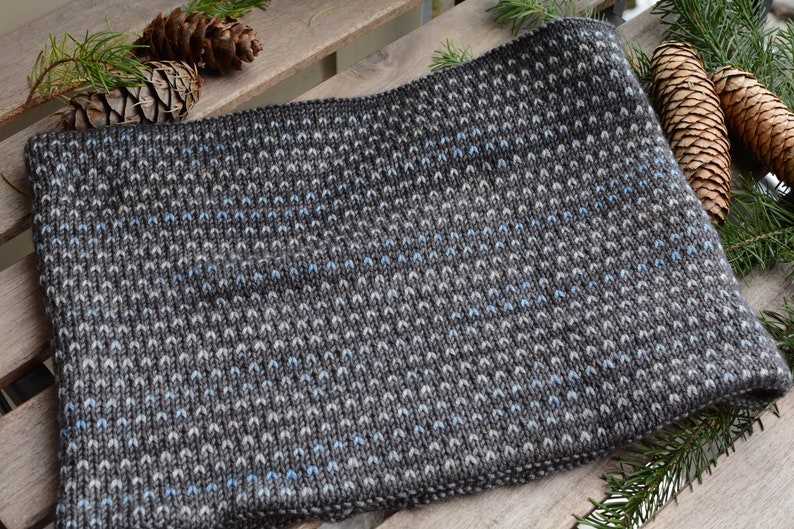Mount Rainier Cowl Knit Pattern Digital Download