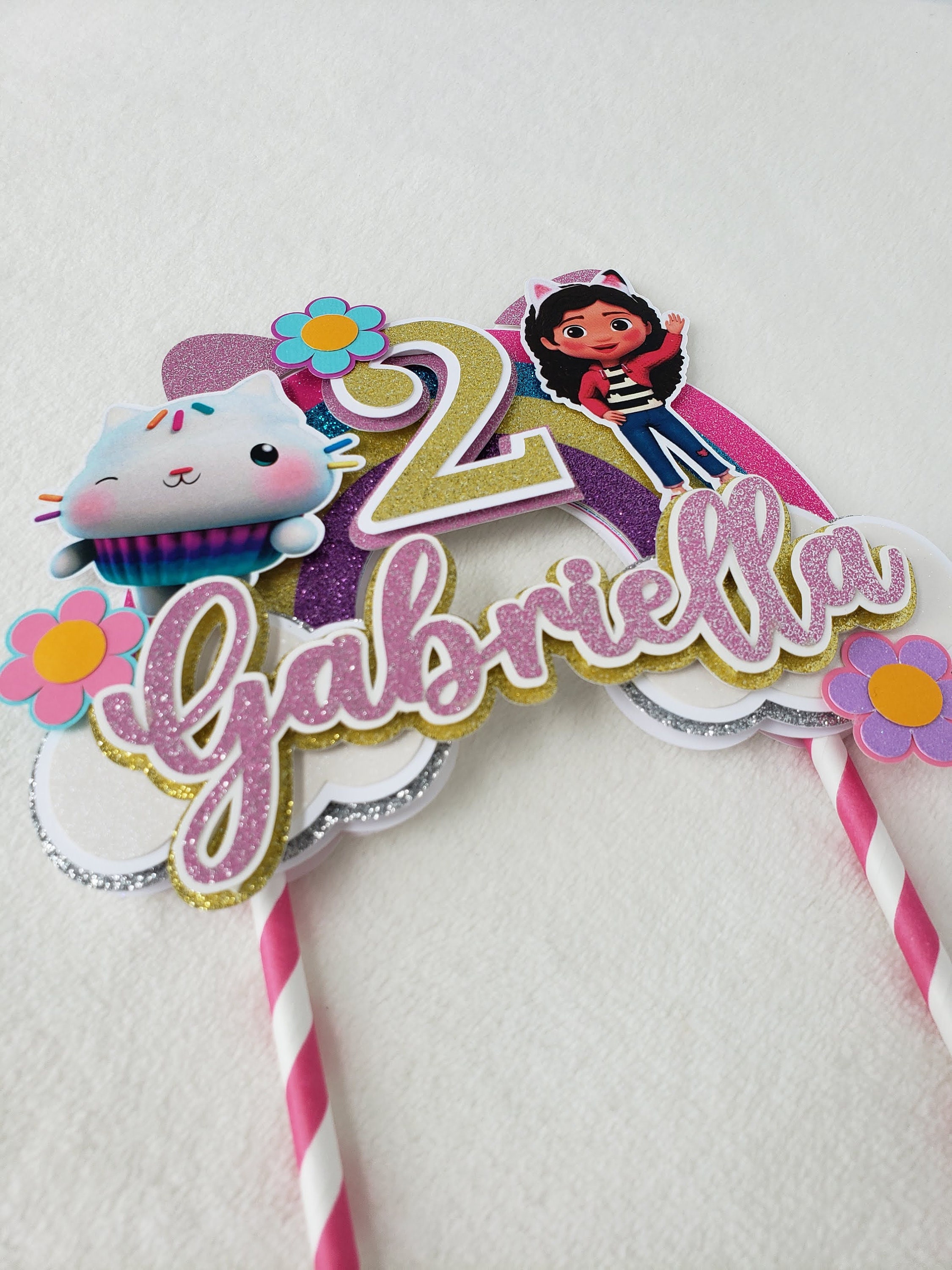 Gabby's Dollhouse Cake Topper Gabby Dollhouse Cake Topper | Etsy