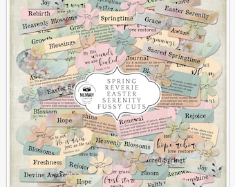Easter wordsearch Words for Journals Spring Words Printable Sentiments Easter Clipart Shabby Chic Dainty Journal Word bits Instant Download