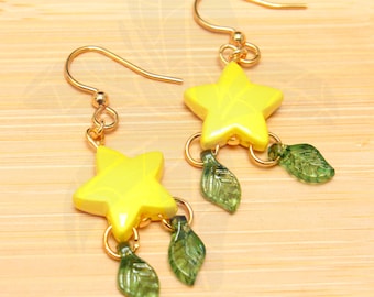 Kingdom Hearts Paopu Fruit inspired earrings 2024 Updated design