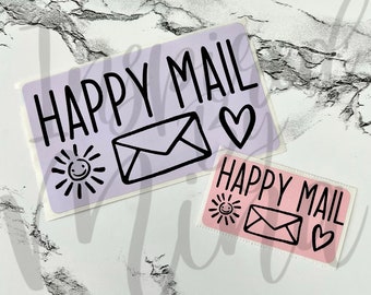 Happy Mail DIGITAL SVG PNG Files| Shipping Supplies | Packaging Sticker File | Happy Mail Sticker File | Happy Mail Clip Art