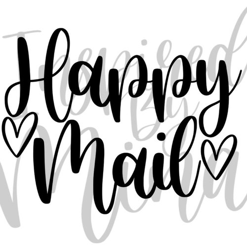 Happy Mail DIGITAL SVG PNG Files Shipping Supplies Etsy