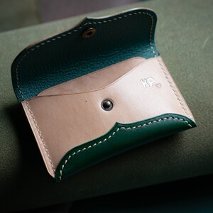 Leder Geldbörse, Portemonnaie, Portemonnaie für Männer, Damen Geldbörse, Luxus, handgemacht, made in USA, minimalistisch, Kartenhalter von Upstate Handmade