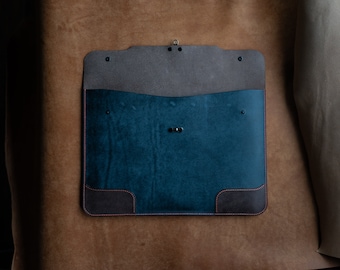 Handmade Leather Laptop Sleeve: Badalassi Carlo Full Grain Case