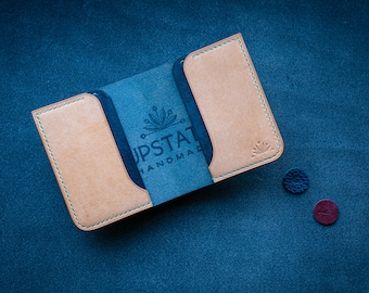 Leather Bifold Wallet: USA Made Card Holder, Everyday Carry