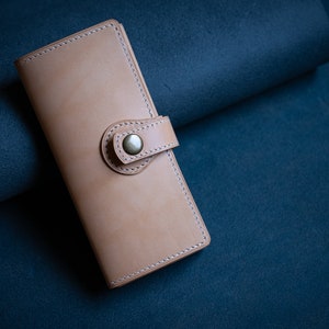 Leder Trifold, Papierhalter, High End, angepasst, personalisiert, Luxus, handgefertigt, Premium, Leder, schlank, minimalistisch, von Upstate Handmade