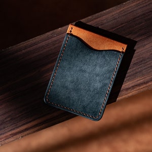 iidris keychain wallet, made in USA, front pocket wallet, handmade wallet, women's wallet, slim, minimalist, wristlet, by Upstate Handmade image 7