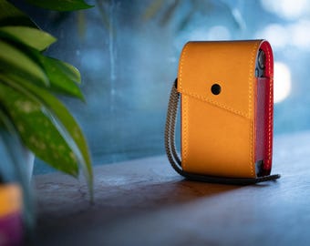 Handmade Leather Contax T2 Holster: 35mm Film Camera Case
