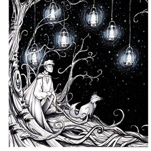 Storybook Tree Prince 13x19 Fine Art Print