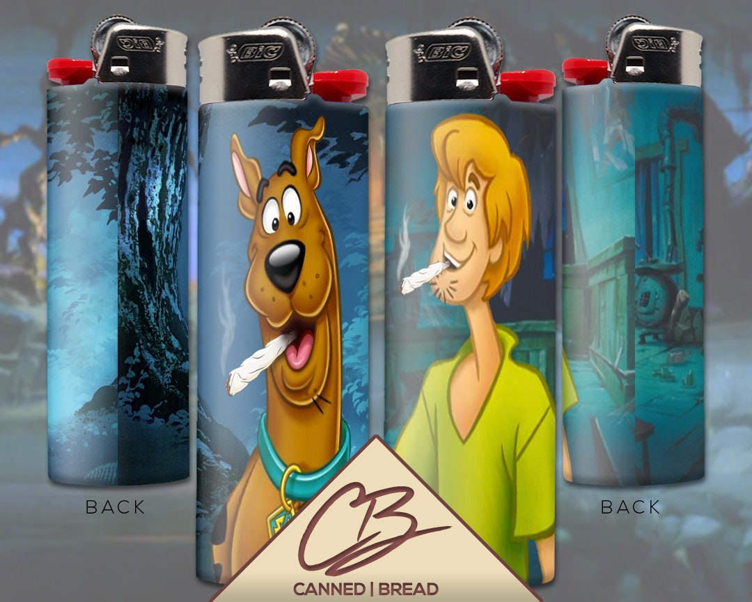Scooby Doo Lighters Shaggy Lighter Bic Custom 420 Smoke Weed Etsy