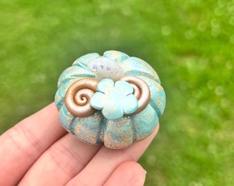Aladdin Princess Pumpkin - Polymer Clay - Pumpkin Figurines