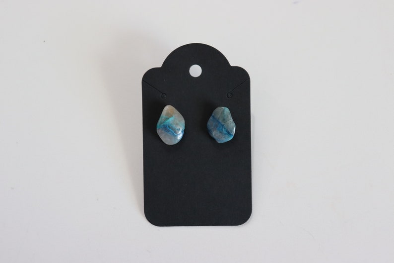 Chrysocolla Stud Earrings image 5