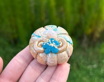 Pocahontas Princess Pumpkin - Polymer Clay - Pumpkin Figurines