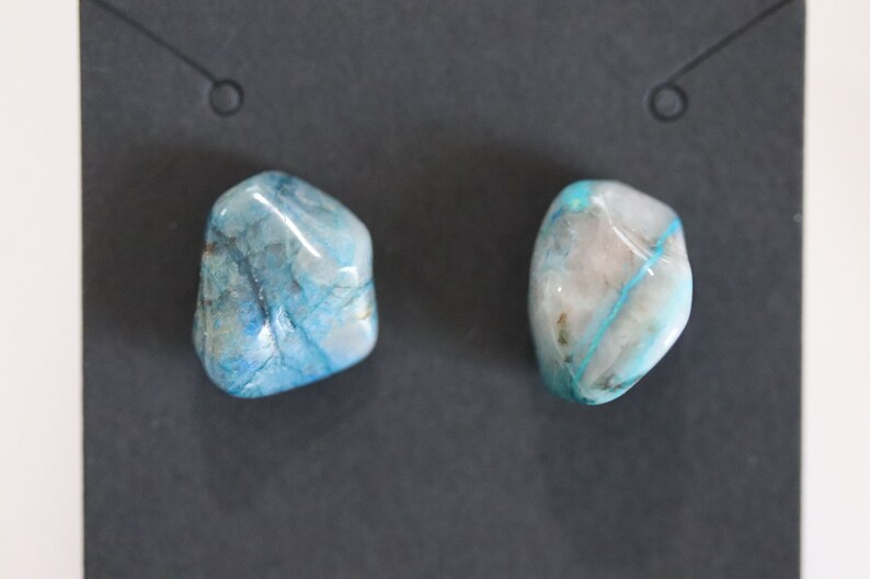 Chrysocolla Stud Earrings image 2