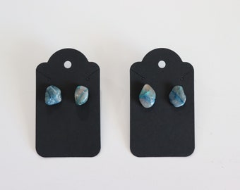 Chrysocolla Stud Earrings