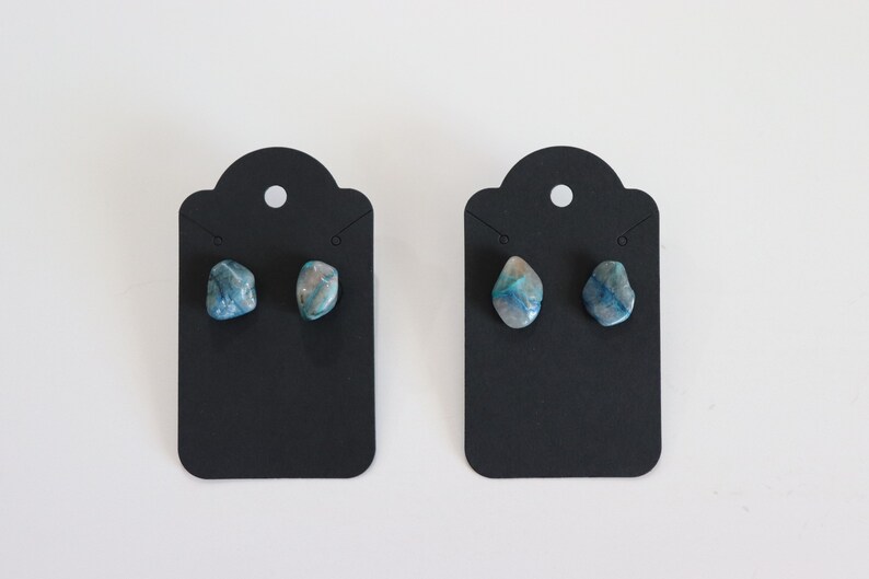 Chrysocolla Stud Earrings image 1