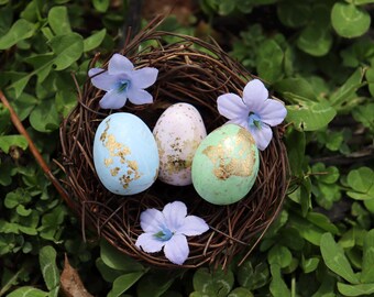 Princess Easter Egg Nest - Easter & Spring Decor - Coquette - Feminine Easter Set