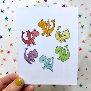 Carte postale dragon