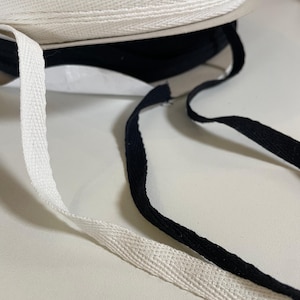 10mm Herringbone 100% Cotton webbing tape