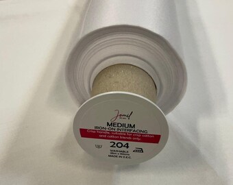 204 Fuseable Interfacing for Medium Weight Fabrics (Per Metre)